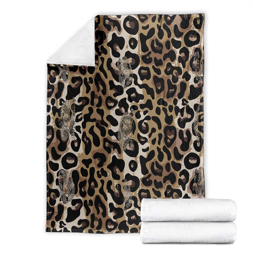 African Leopard Skin Pattern Blanket LT15