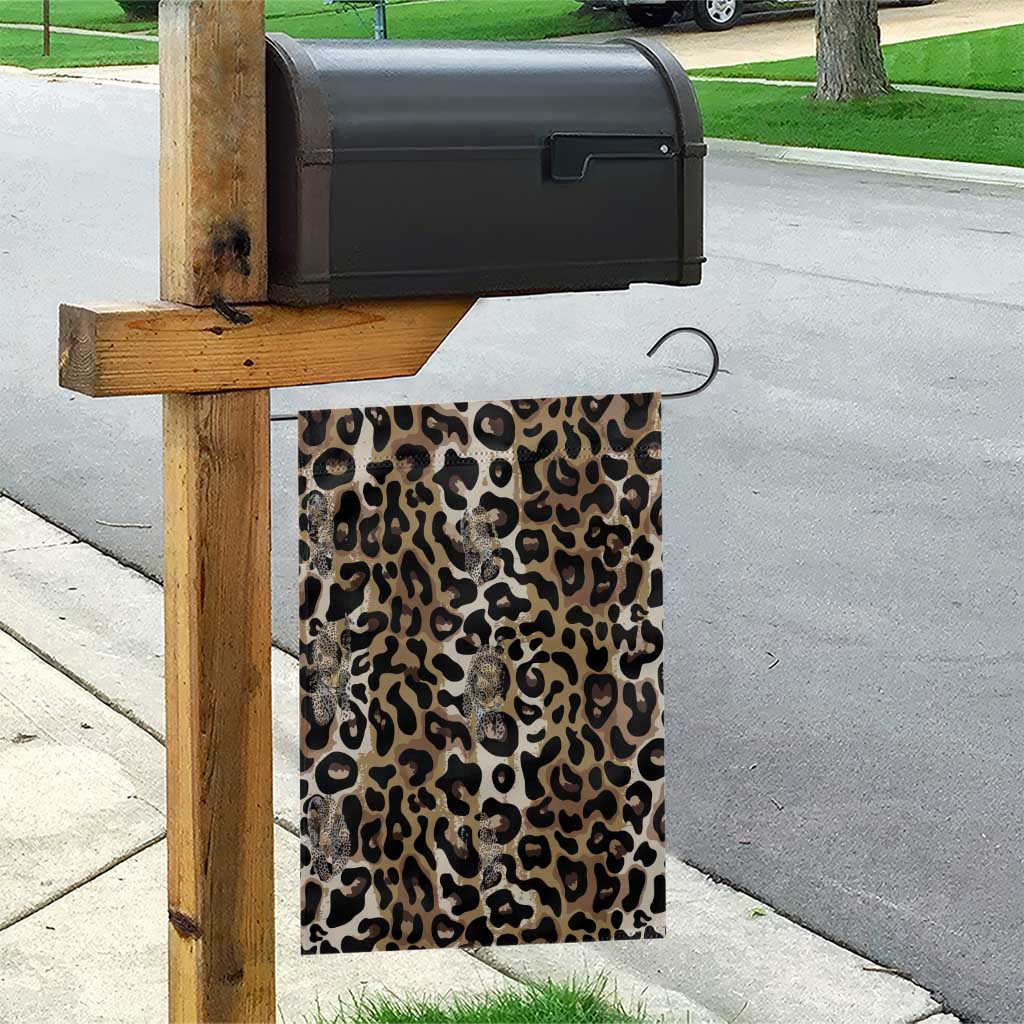 African Leopard Skin Pattern Garden Flag LT15