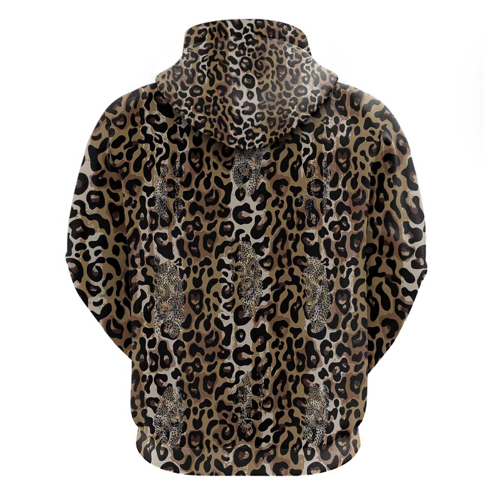 African Leopard Skin Pattern Hoodie LT15