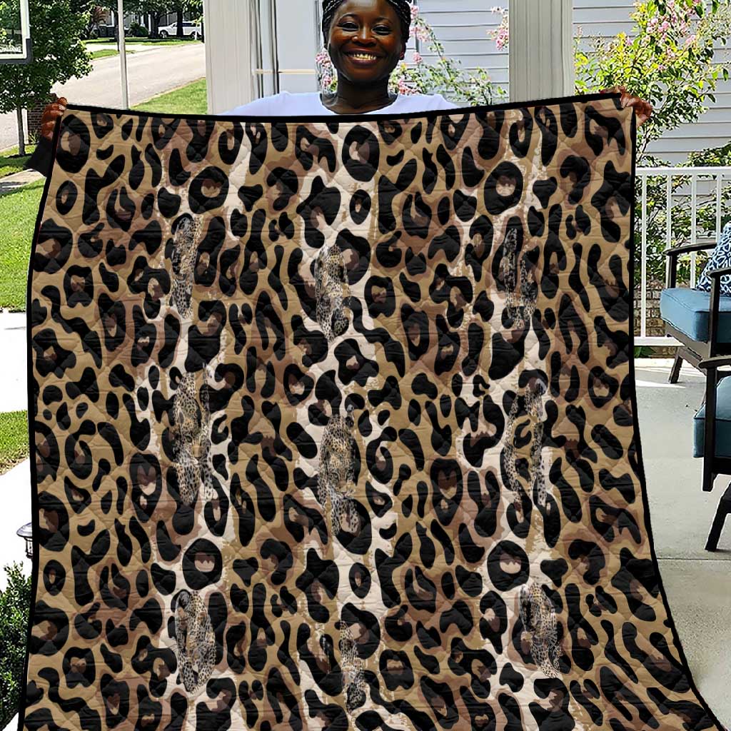 African Leopard Skin Pattern Quilt LT15