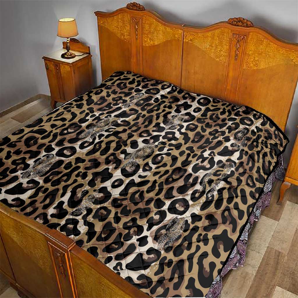 African Leopard Skin Pattern Quilt LT15