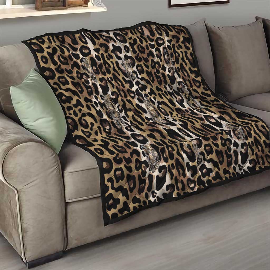 African Leopard Skin Pattern Quilt LT15