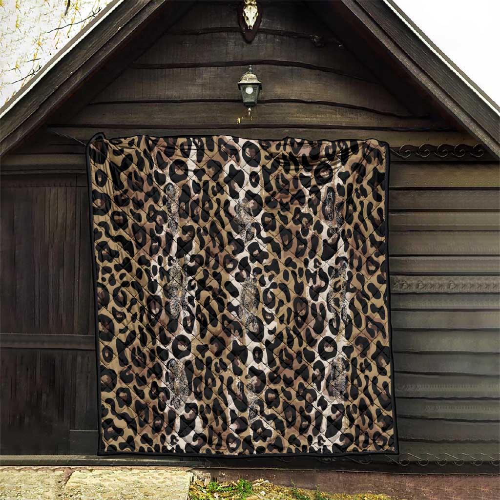 African Leopard Skin Pattern Quilt LT15
