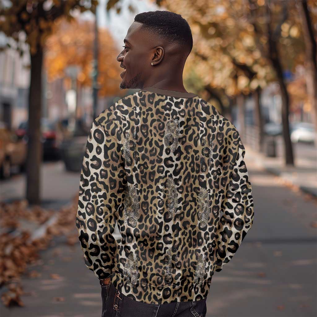 African Leopard Skin Pattern Sweatshirt LT15