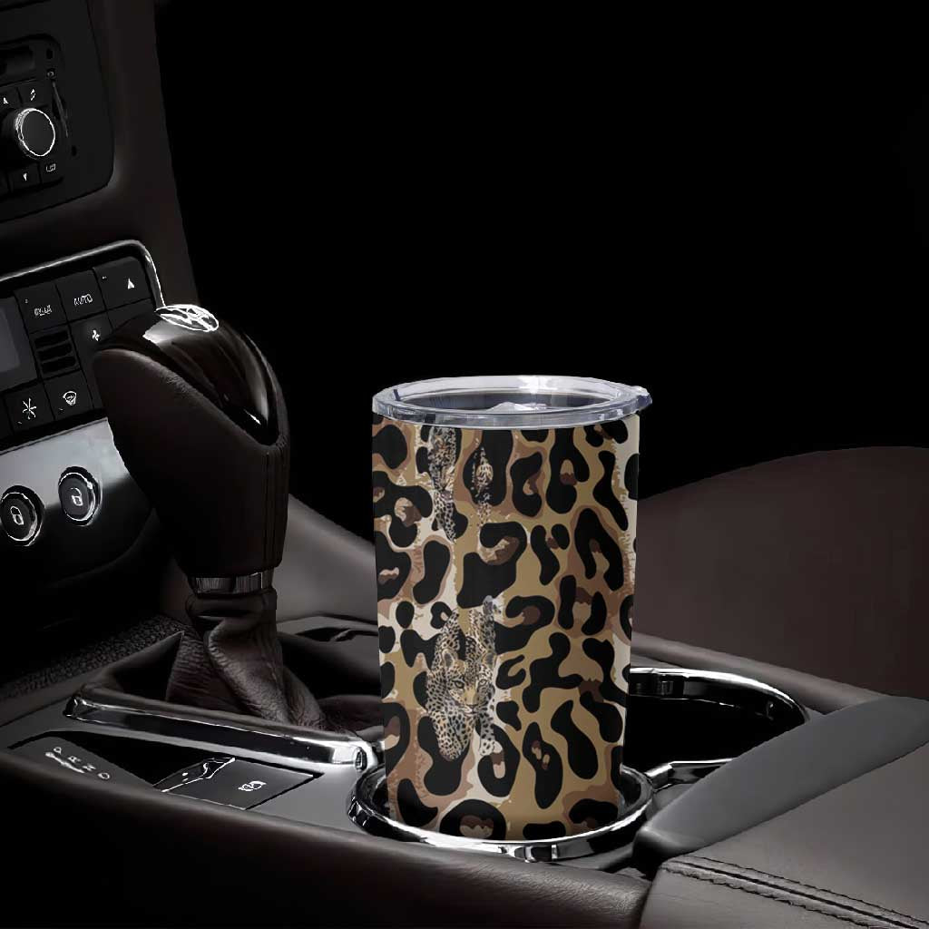 African Leopard Skin Pattern Tumbler Cup LT15