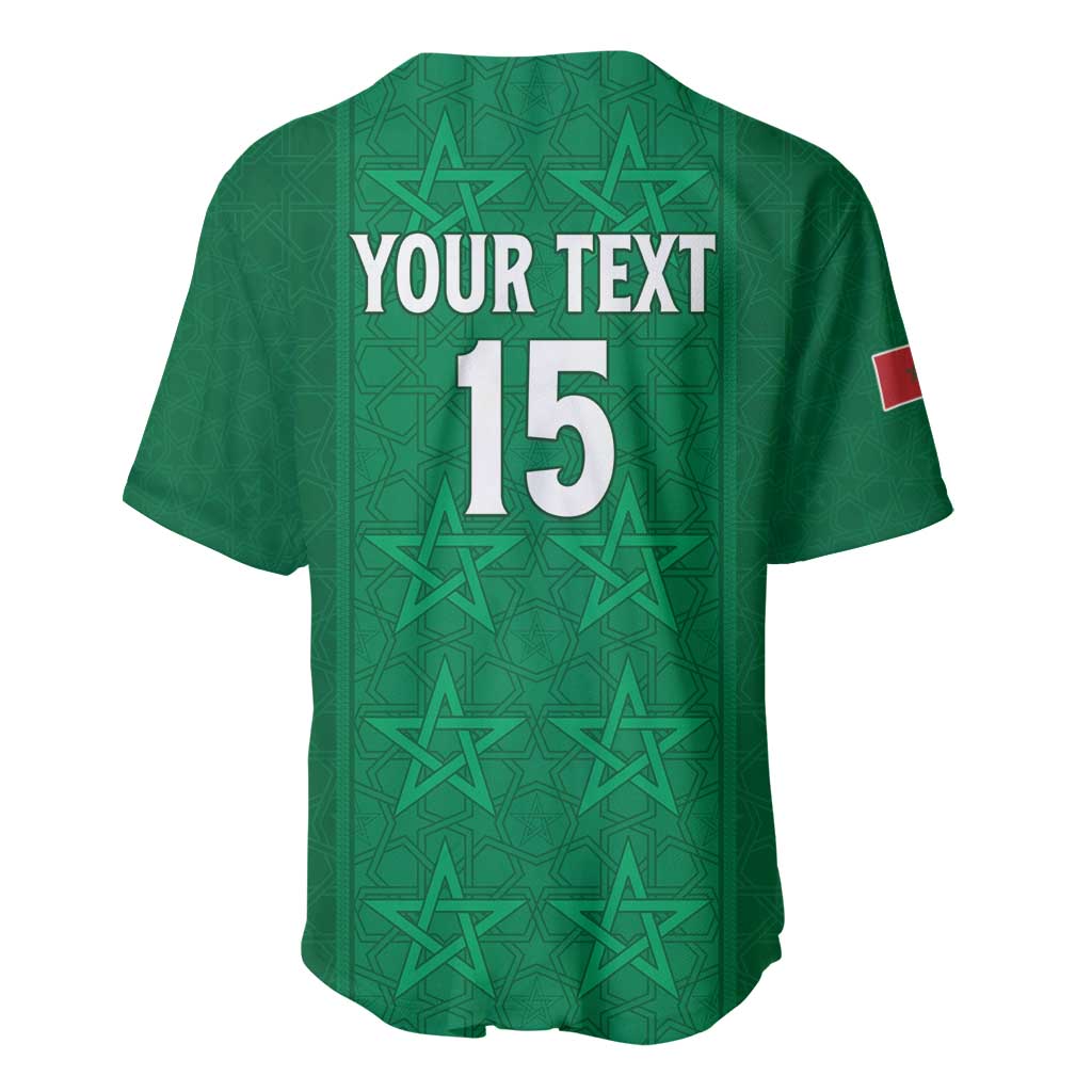 Custom Morocco Football Baseball Jersey Dima Maghrib LT15
