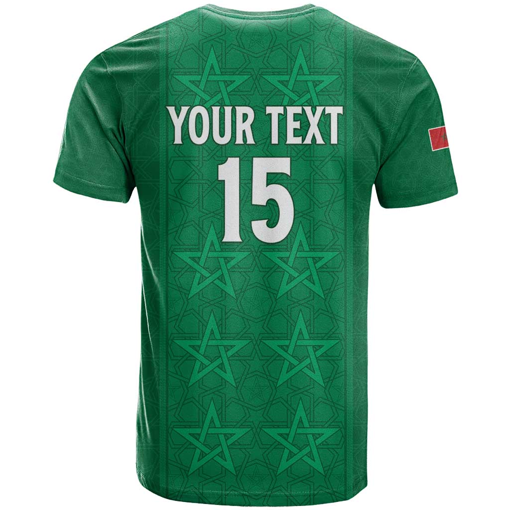 Custom Morocco Football T shirt Dima Maghrib LT15