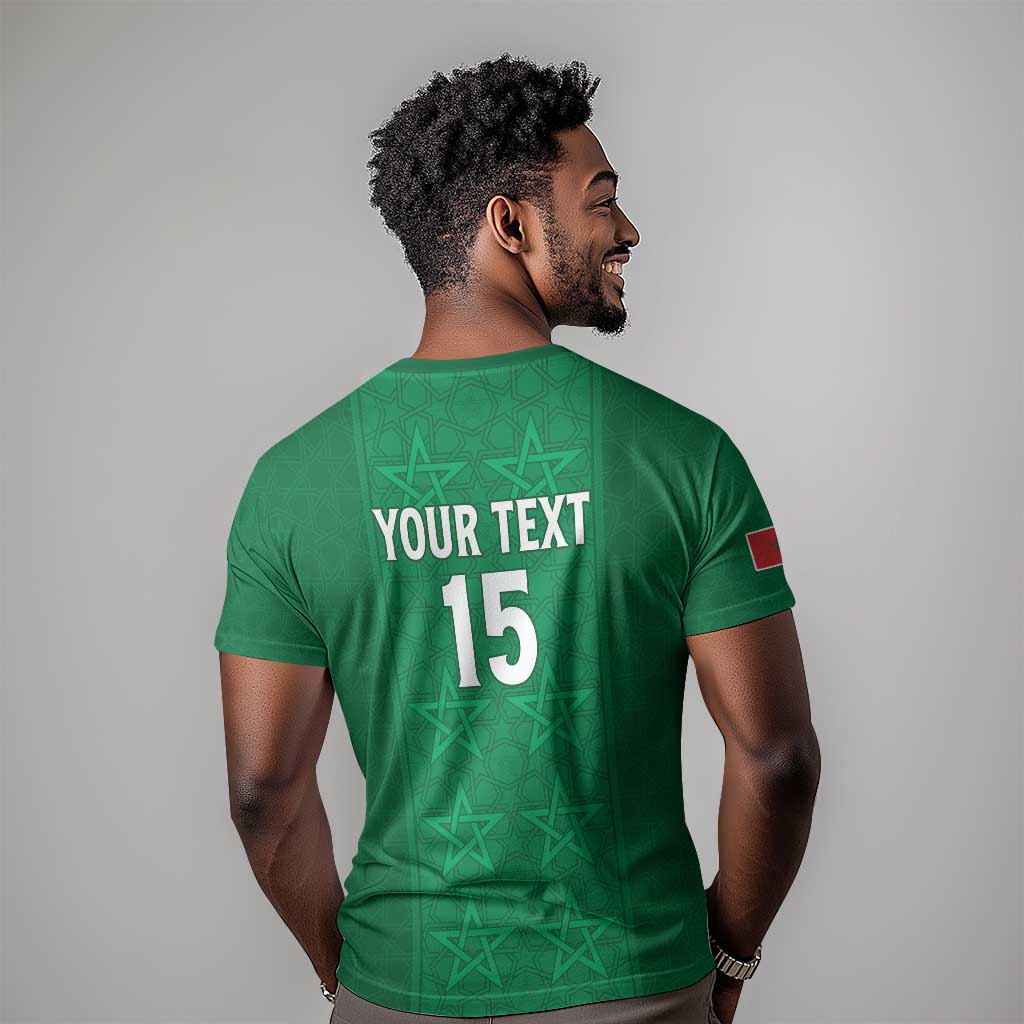 Custom Morocco Football T shirt Dima Maghrib LT15