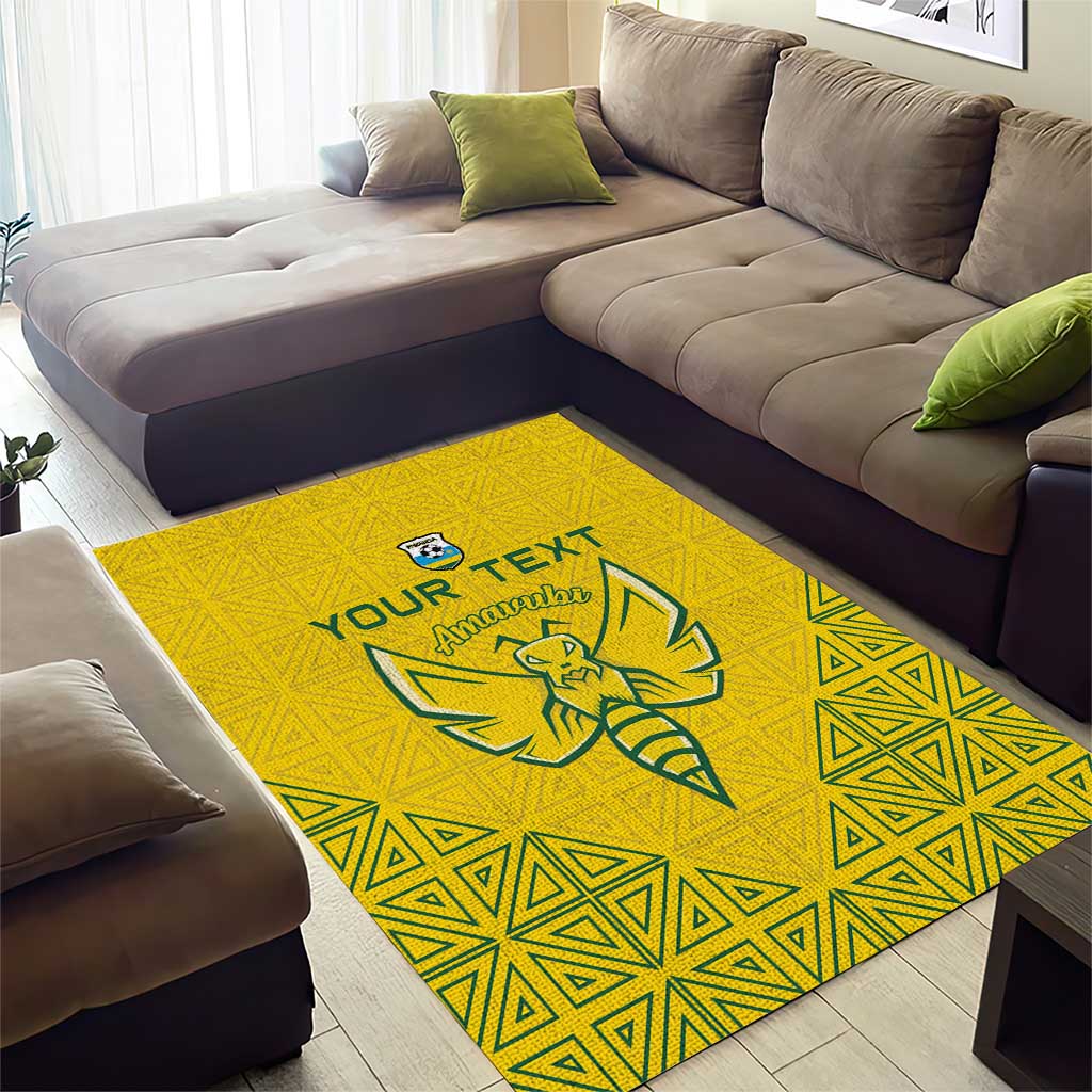 Custom Jamhuri ya Rwanda Football Area Rug Go Amavubi Go LT15