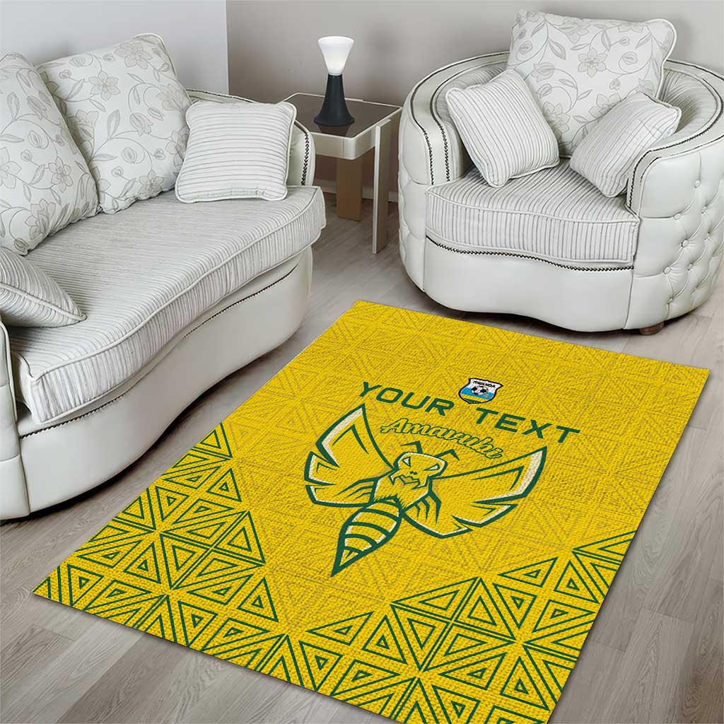 Custom Jamhuri ya Rwanda Football Area Rug Go Amavubi Go LT15