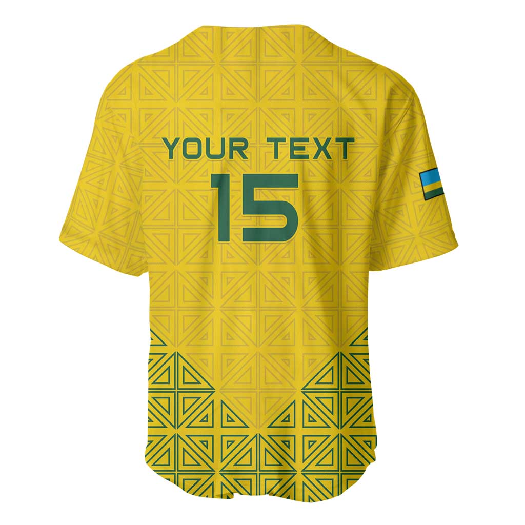 Custom Jamhuri ya Rwanda Football Baseball Jersey Go Amavubi Go LT15