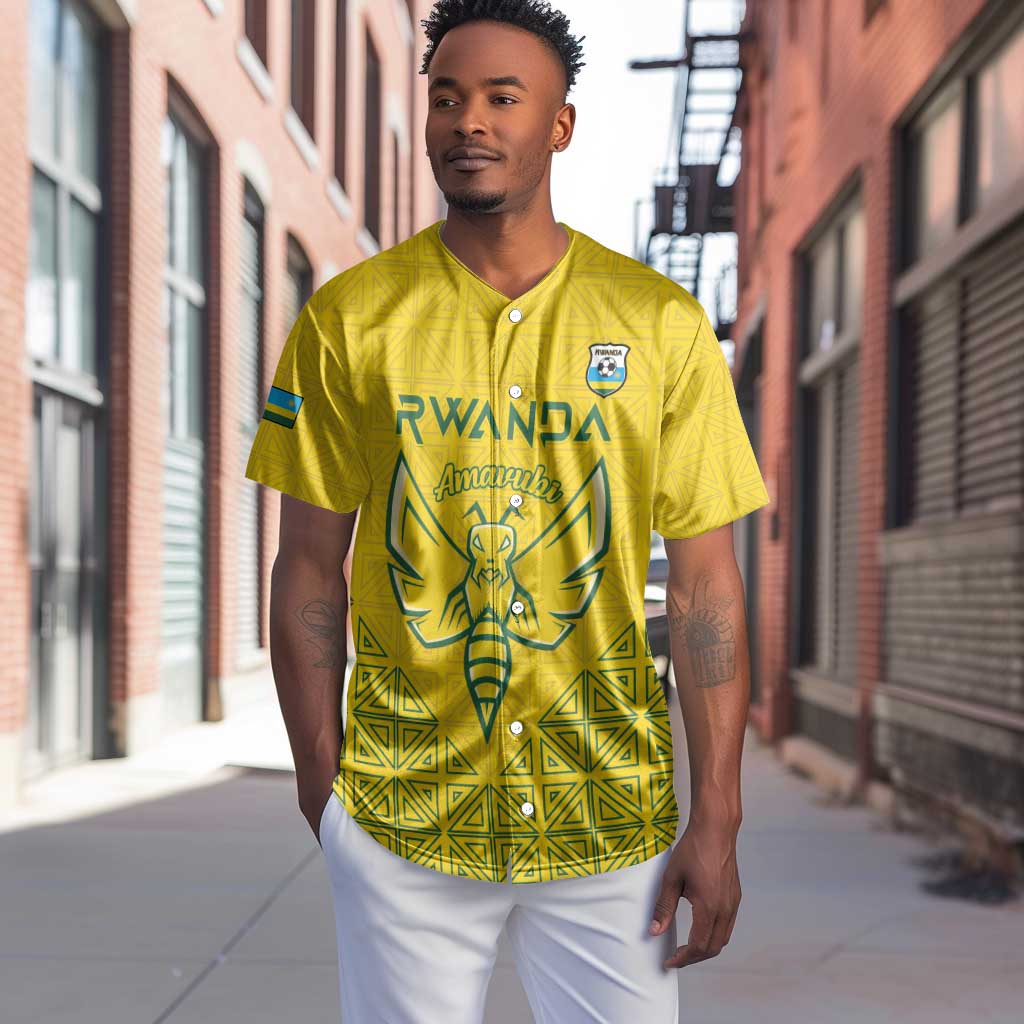 Custom Jamhuri ya Rwanda Football Baseball Jersey Go Amavubi Go LT15