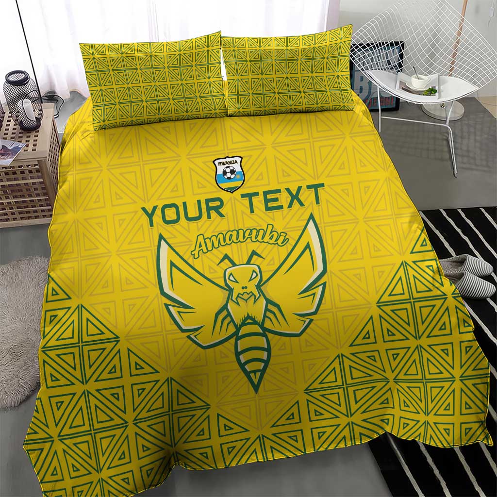 Custom Jamhuri ya Rwanda Football Bedding Set Go Amavubi Go LT15