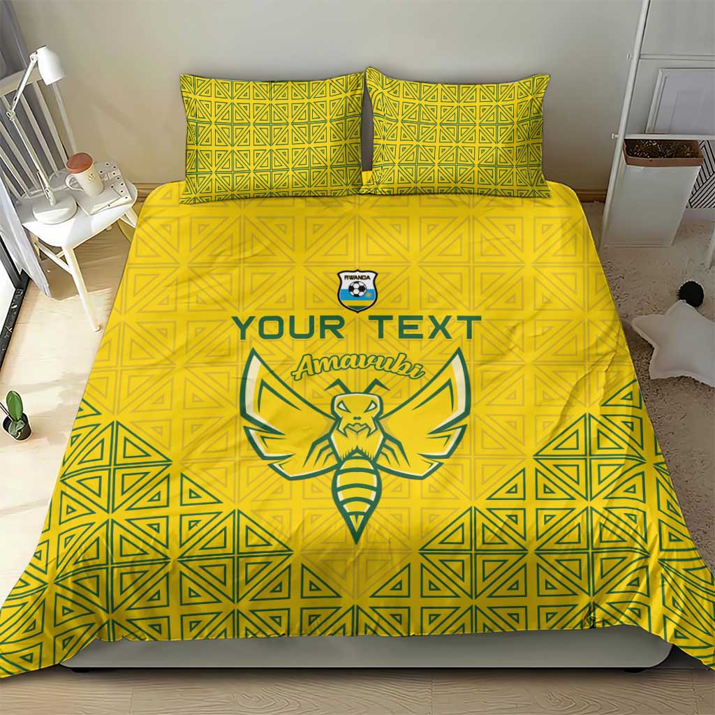 Custom Jamhuri ya Rwanda Football Bedding Set Go Amavubi Go LT15