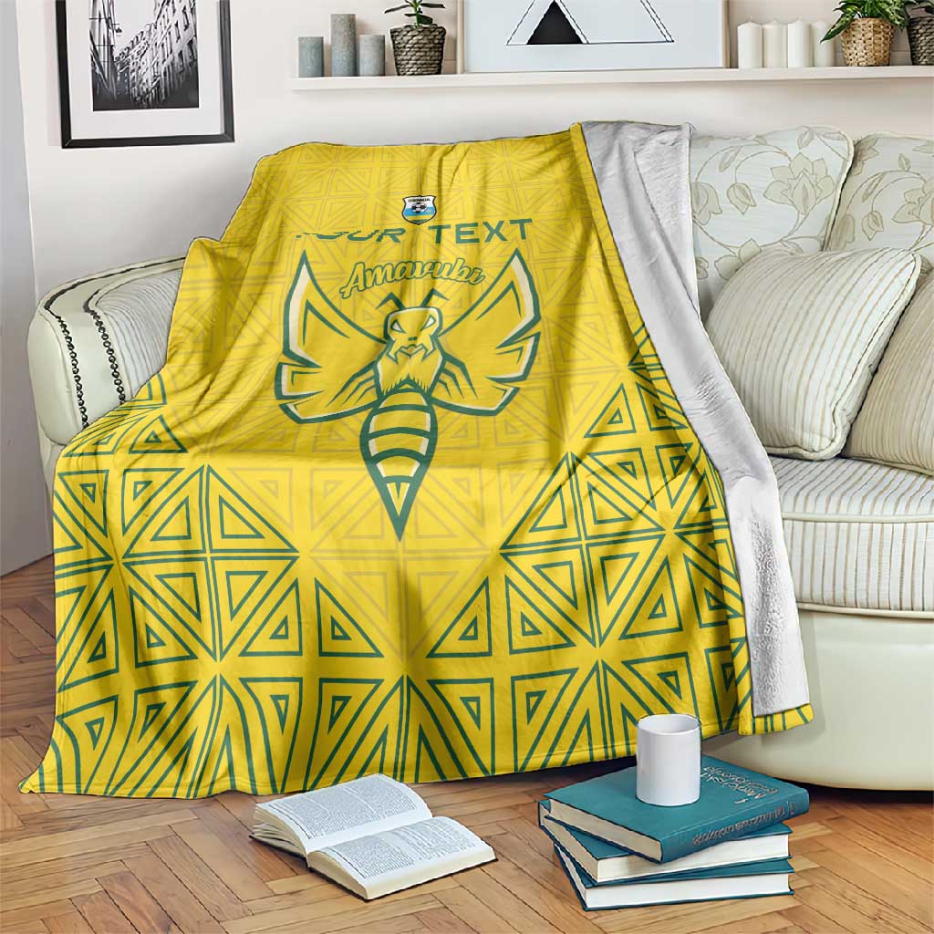 Custom Jamhuri ya Rwanda Football Blanket Go Amavubi Go LT15
