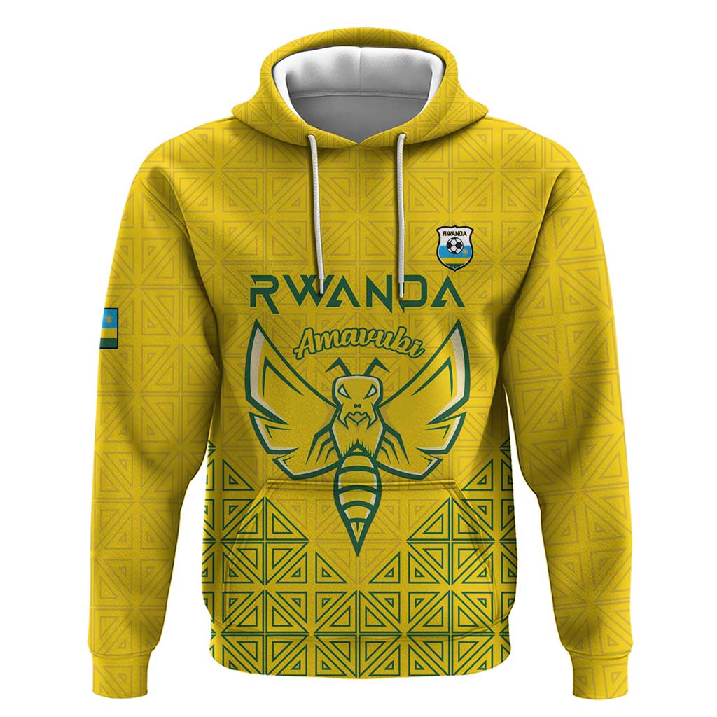 Custom Rwanda Football Hoodie Amavubi Oyeee! LT15