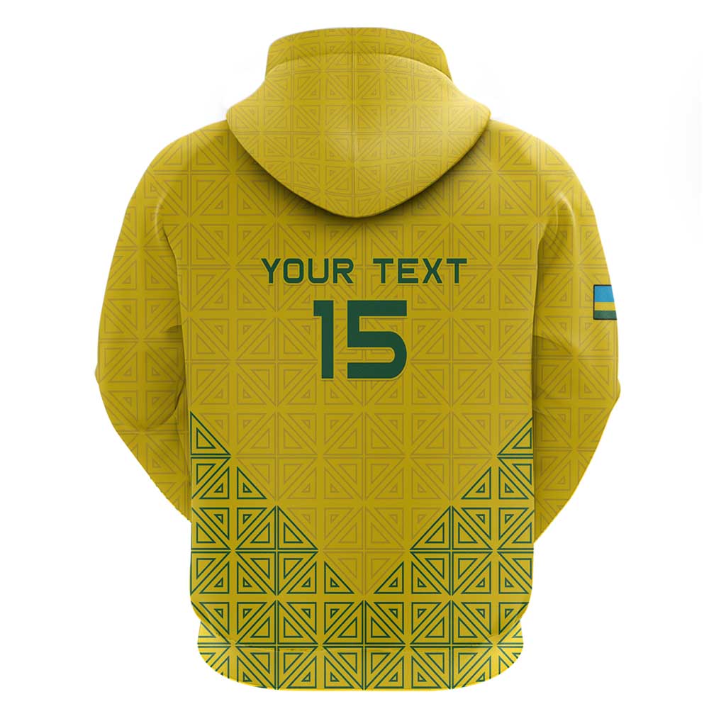 Custom Rwanda Football Hoodie Amavubi Oyeee! LT15
