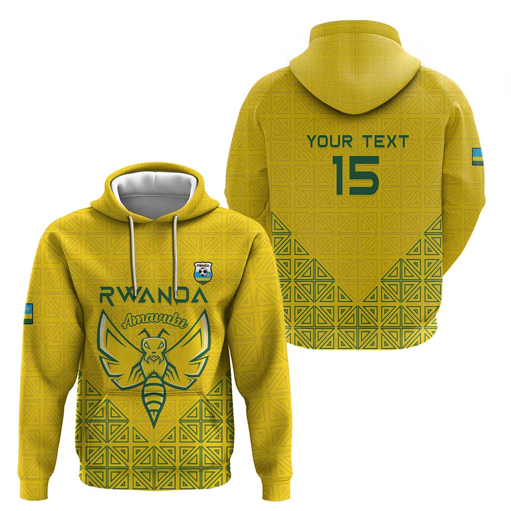 Custom Rwanda Football Hoodie Amavubi Oyeee! LT15