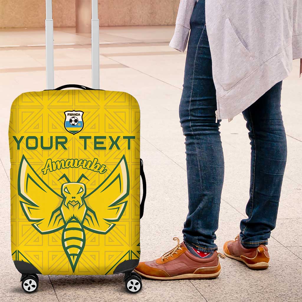 Custom Rwanda Football Luggage Cover Amavubi Oyeee! LT15