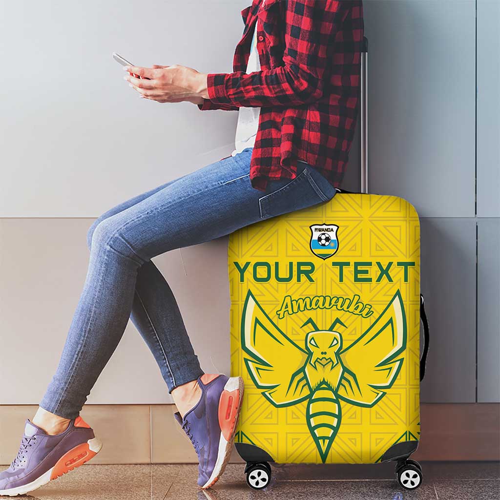 Custom Rwanda Football Luggage Cover Amavubi Oyeee! LT15