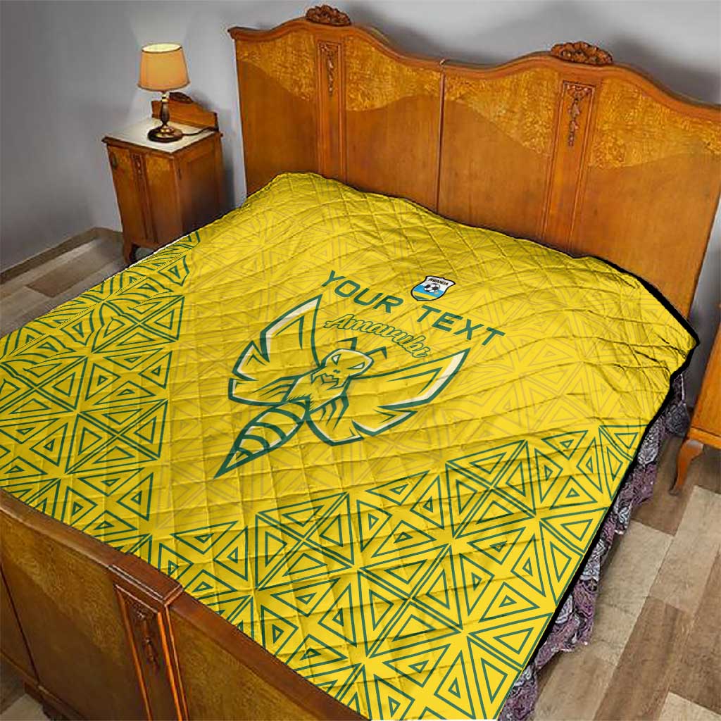 Custom Jamhuri ya Rwanda Football Quilt Go Amavubi Go LT15