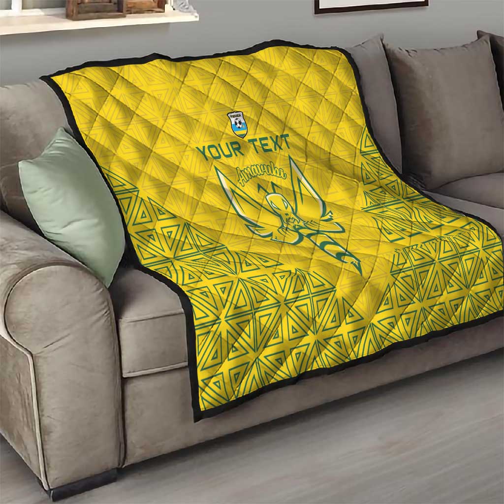 Custom Jamhuri ya Rwanda Football Quilt Go Amavubi Go LT15