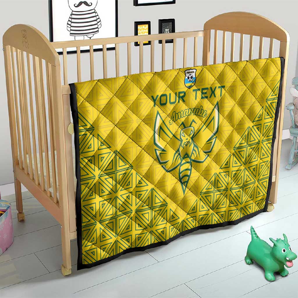 Custom Jamhuri ya Rwanda Football Quilt Go Amavubi Go LT15