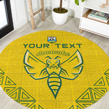 Custom Jamhuri ya Rwanda Football Round Carpet Go Amavubi Go LT15