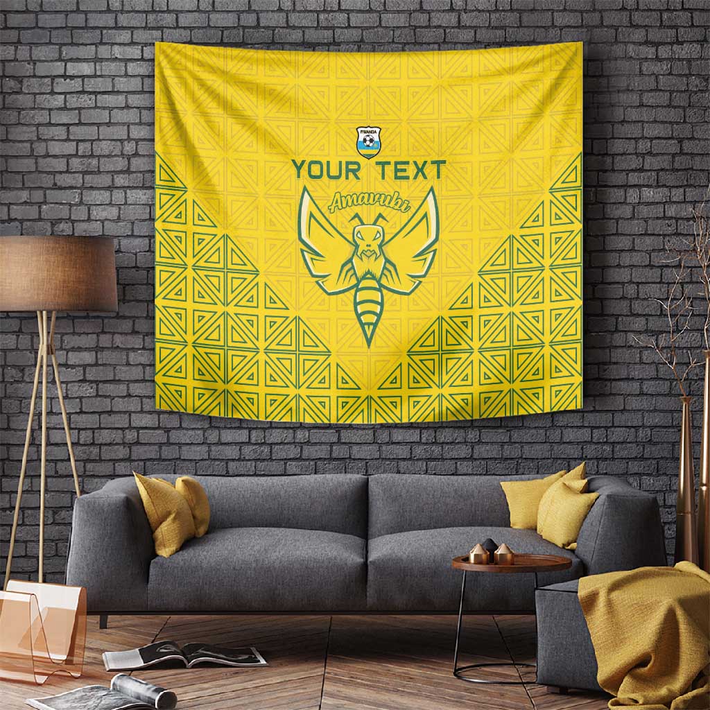 Custom Jamhuri ya Rwanda Football Tapestry Go Amavubi Go LT15
