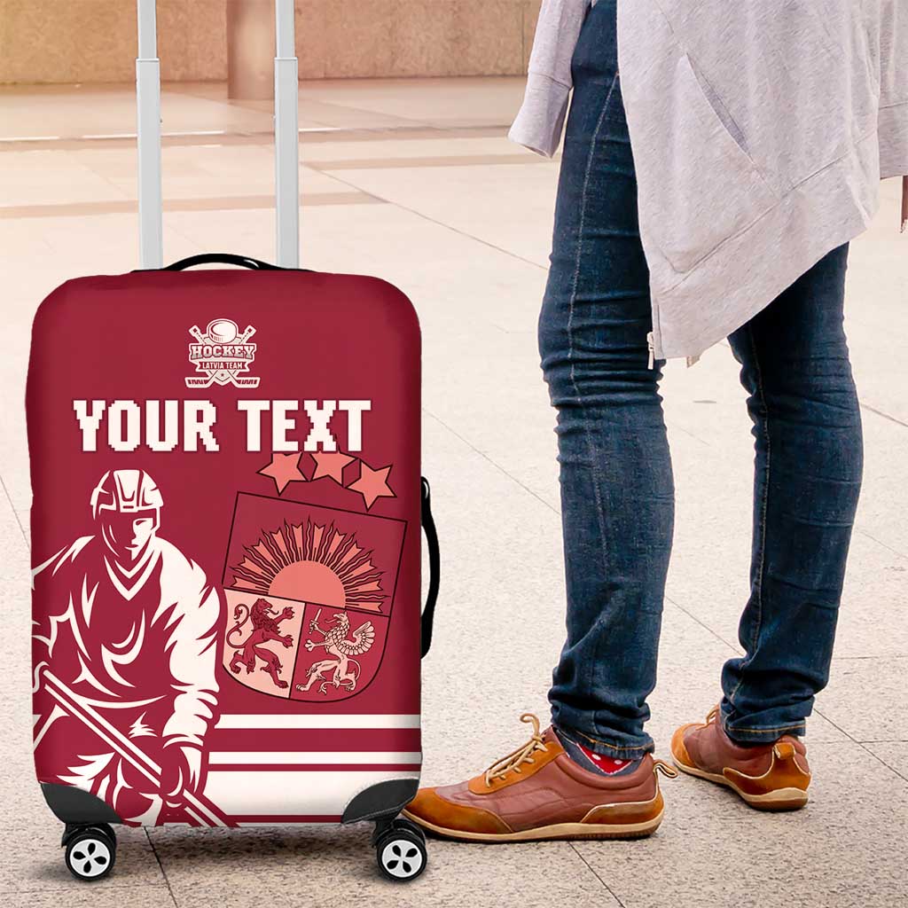 Custom Latvia Hockey Luggage Cover Latvija Latvija LT15