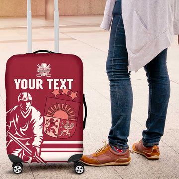 Custom Latvia Hockey Luggage Cover Latvija Latvija LT15