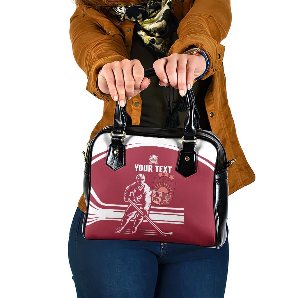 Custom Latvia Hockey Shoulder Handbag Latvija Latvija LT15