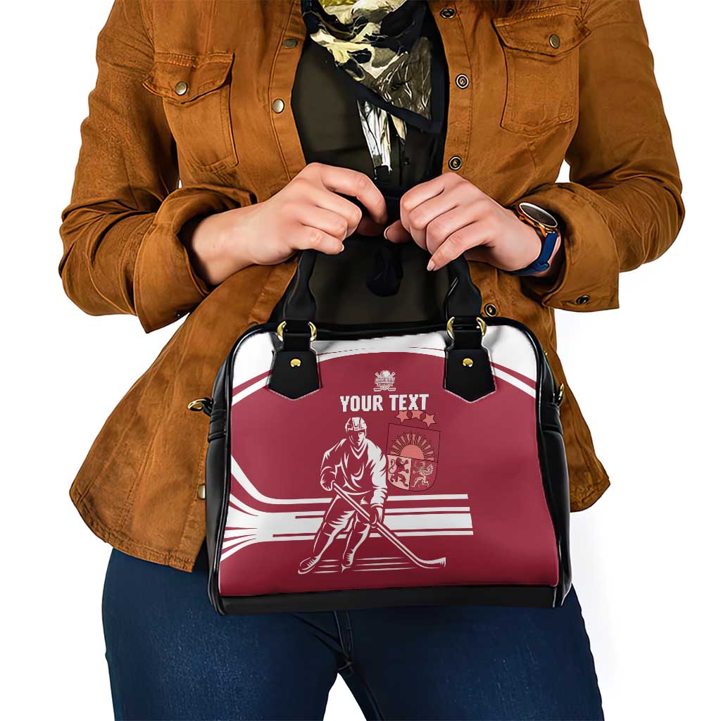 Custom Latvia Hockey Shoulder Handbag Latvija Latvija LT15