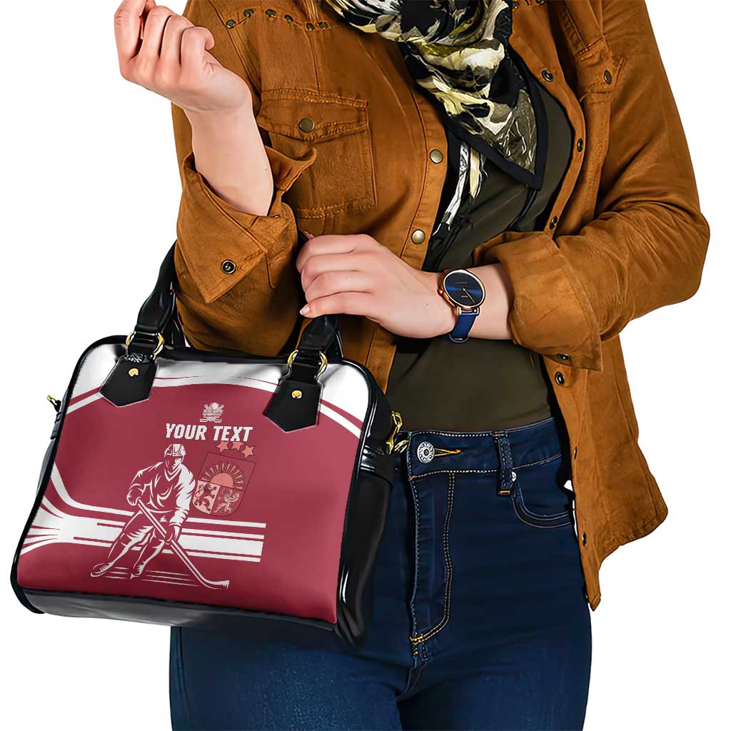 Custom Latvia Hockey Shoulder Handbag Latvija Latvija LT15