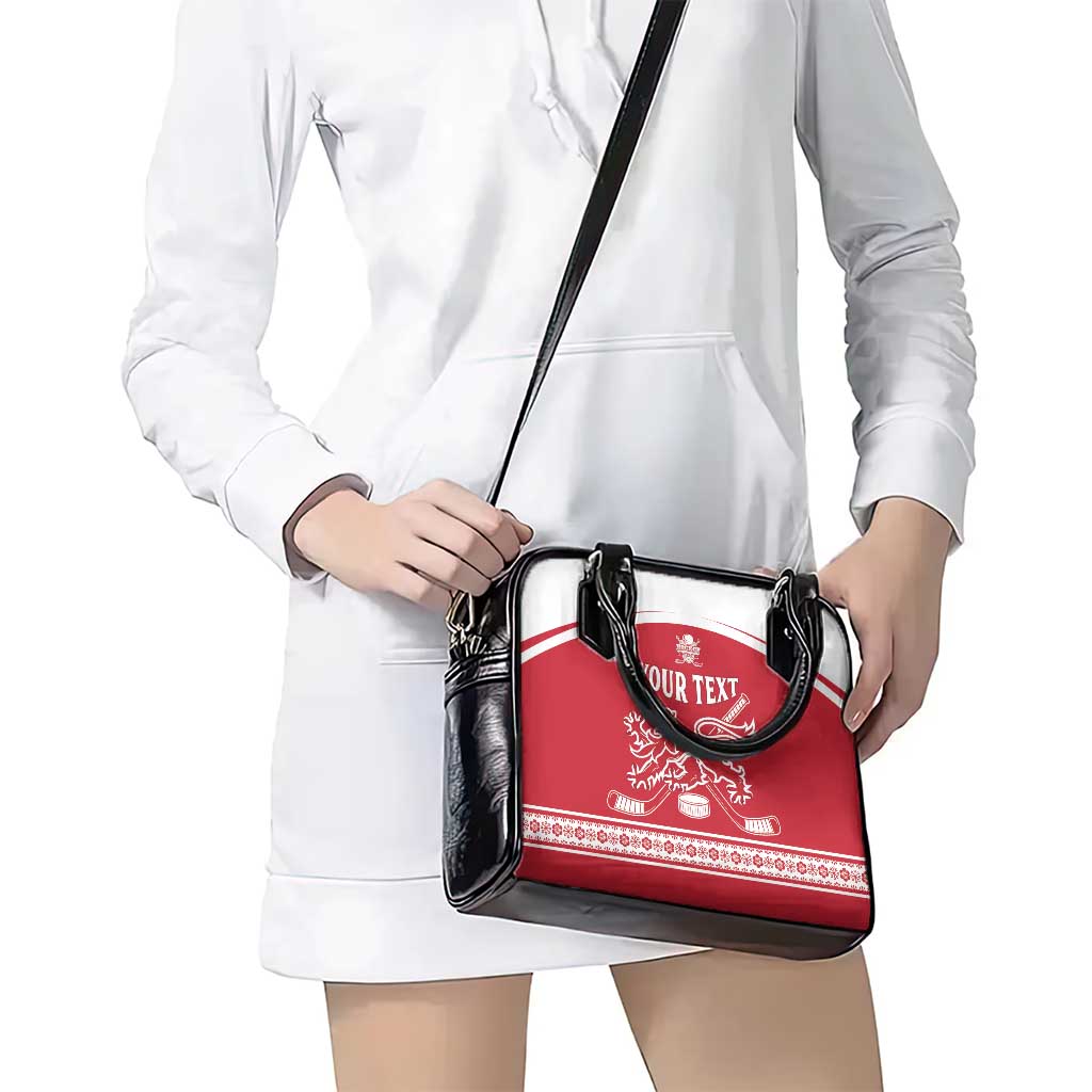 Custom Denmark Hockey Shoulder Handbag Come On Danish Lions LT15