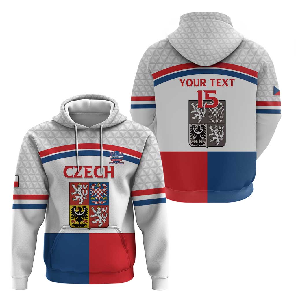 Custom Czech Hockey Hoodie Go Cesko LT15