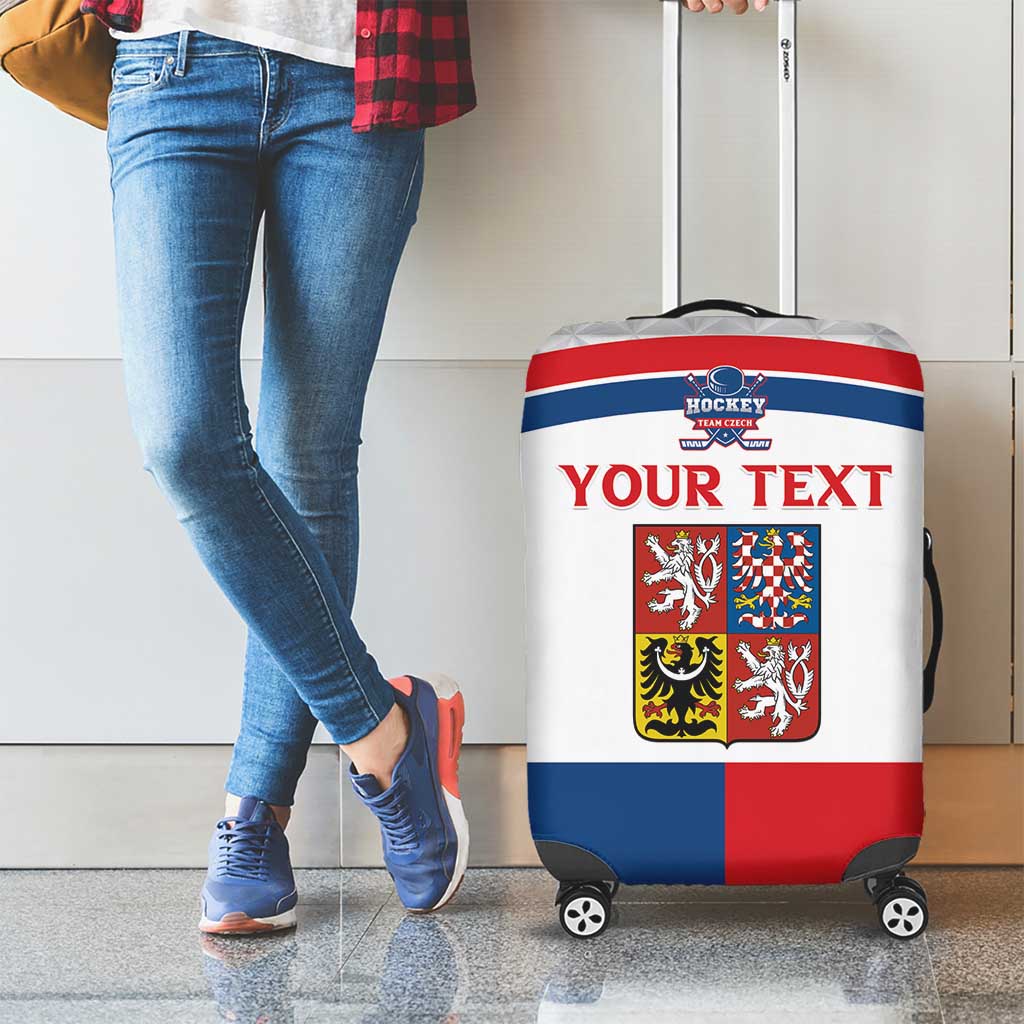 Custom Czech Hockey Luggage Cover Go Cesko LT15