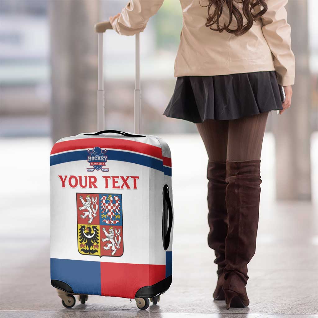 Custom Czech Hockey Luggage Cover Go Cesko LT15