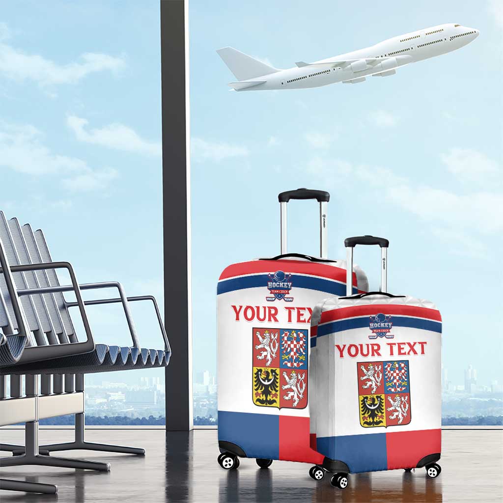 Custom Czech Hockey Luggage Cover Go Cesko LT15