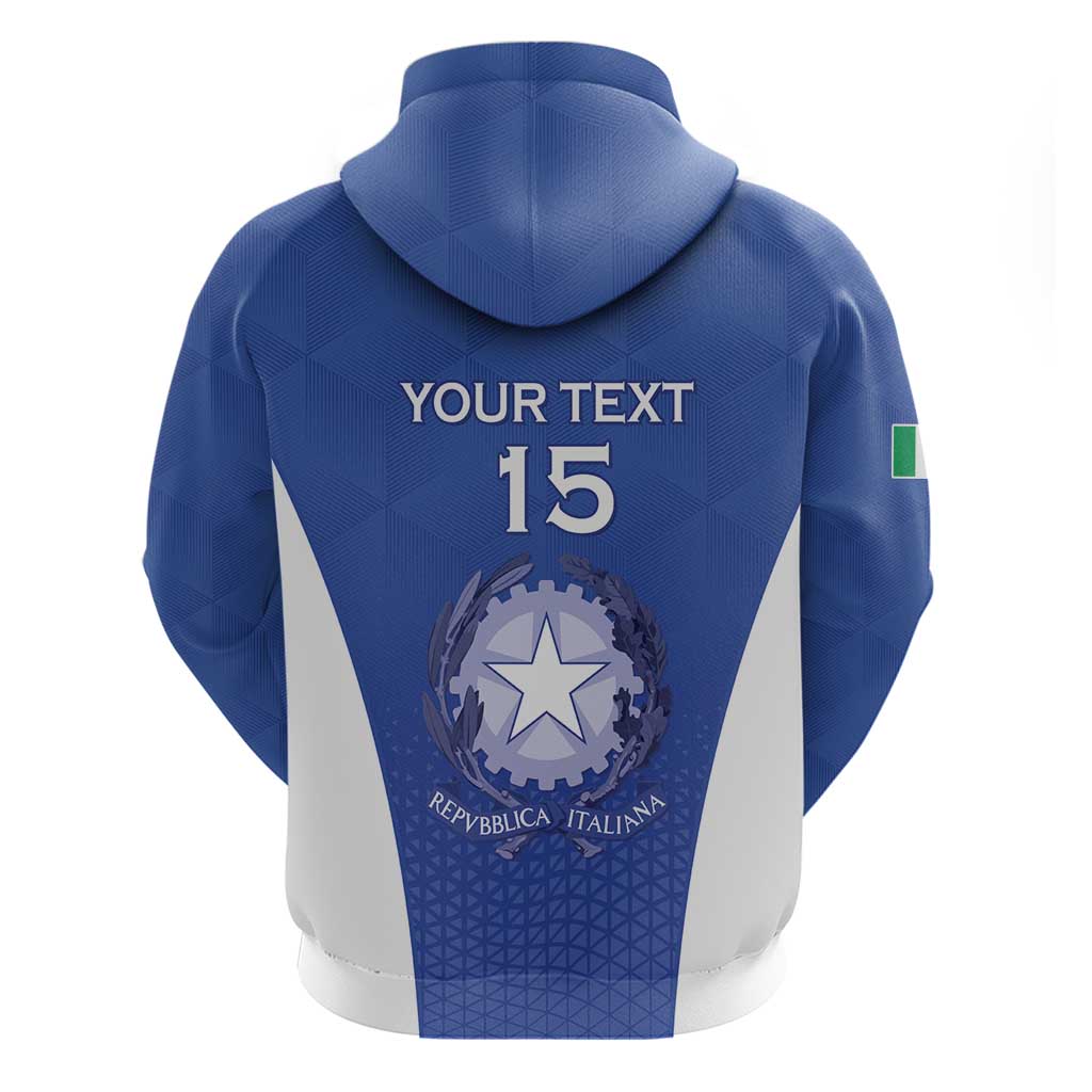 Italy Rugby Custom Hoodie Go Gli Azzurri LT15
