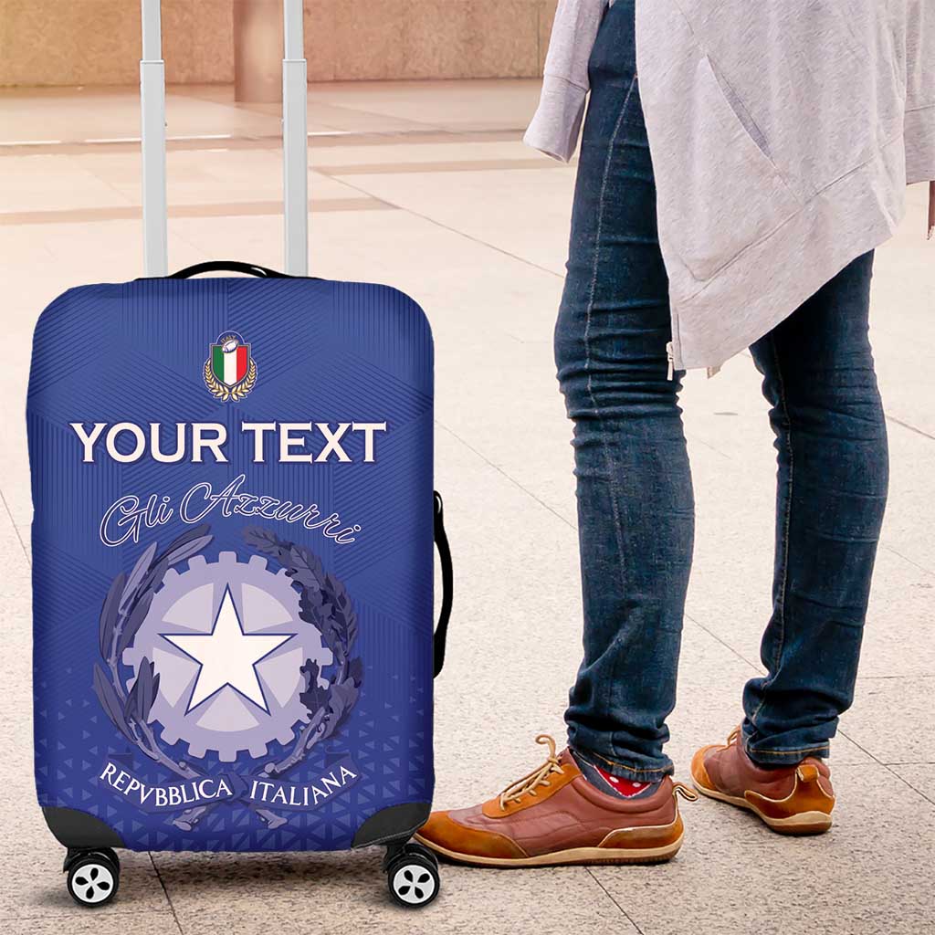 Italy Rugby Custom Luggage Cover Go Gli Azzurri LT15