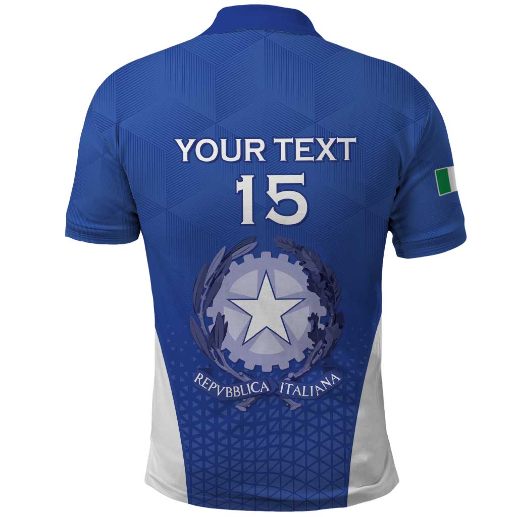 Italy Rugby Custom Polo Shirt Go Gli Azzurri LT15