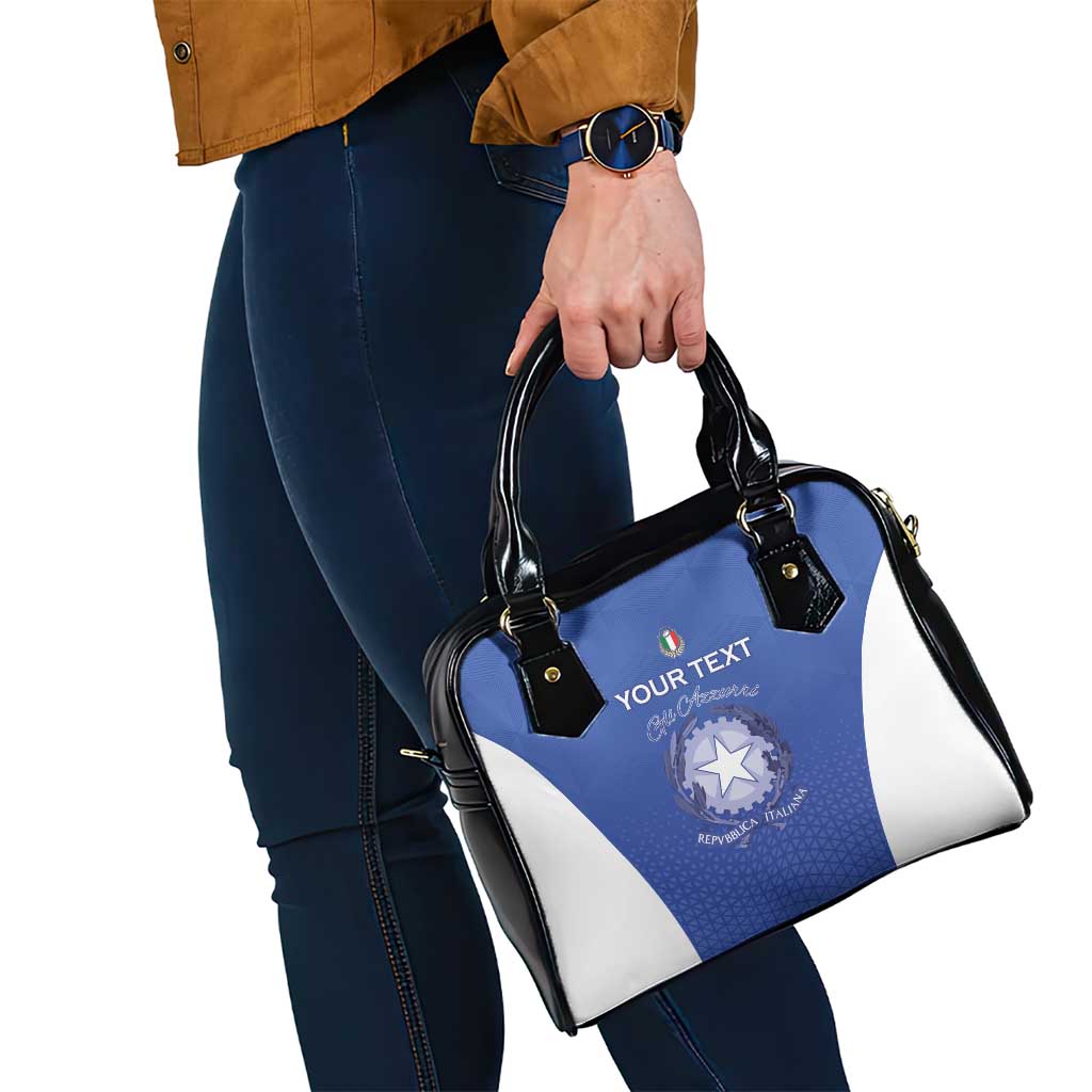 Italy Rugby Custom Shoulder Handbag Go Gli Azzurri LT15