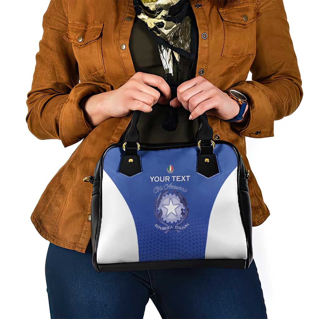 Italy Rugby Custom Shoulder Handbag Go Gli Azzurri LT15