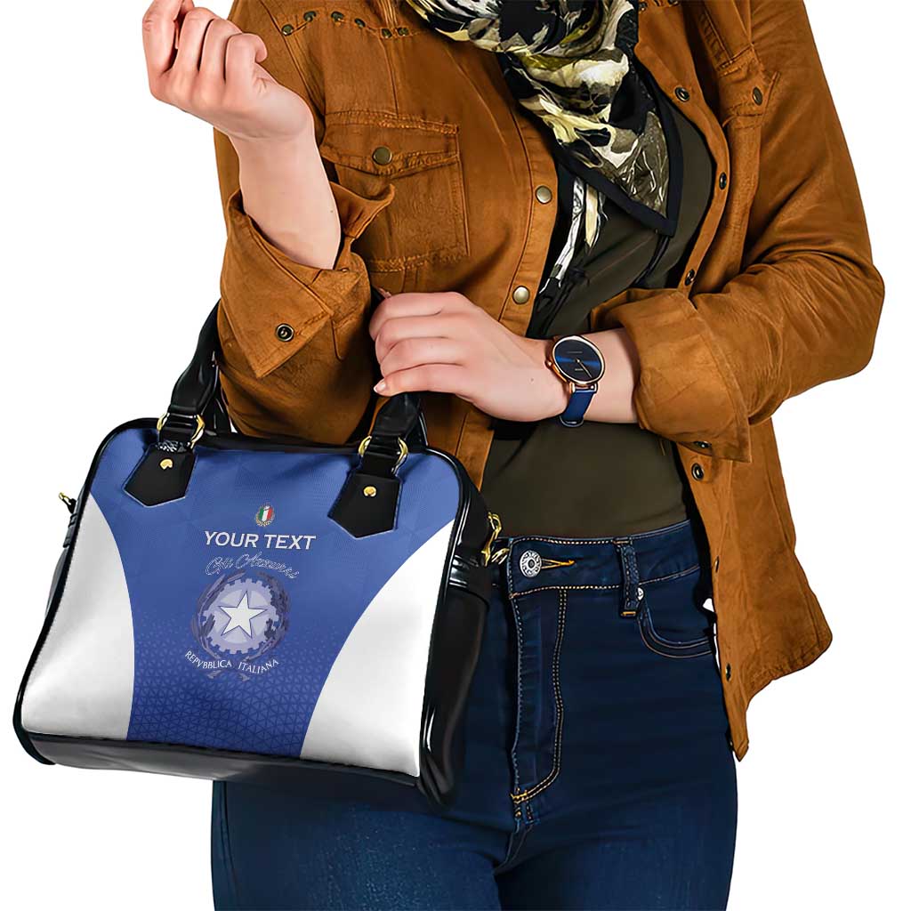 Italy Rugby Custom Shoulder Handbag Go Gli Azzurri LT15