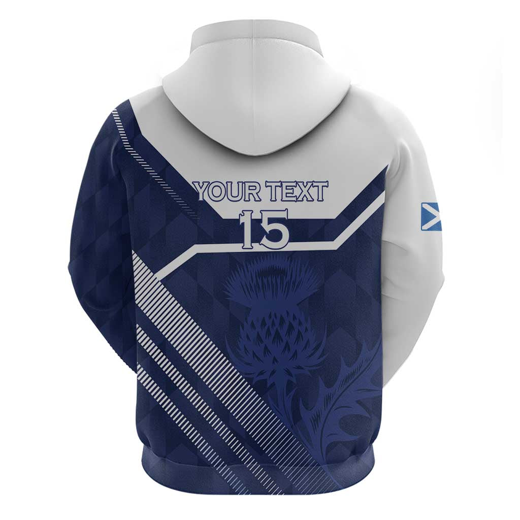 Scotland Rugby Custom Hoodie Come On Thistle LT15