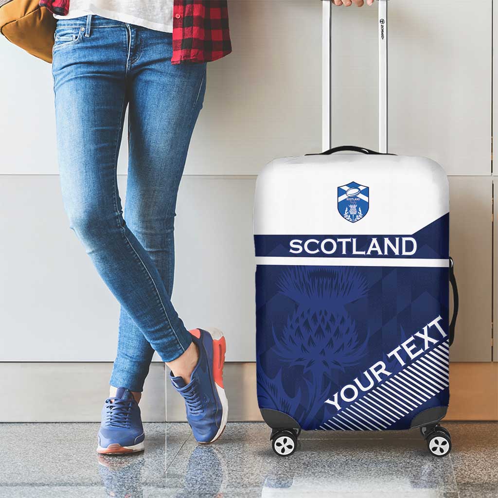 Scotland Rugby Custom Luggage Cover Come On Thistle LT15