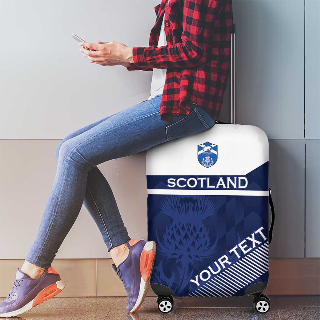 Scotland Rugby Custom Luggage Cover Come On Thistle LT15