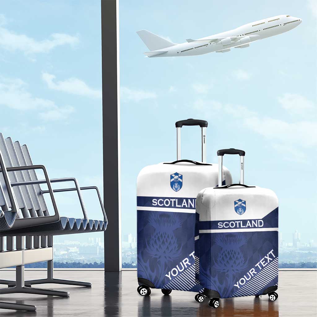 Scotland Rugby Custom Luggage Cover Come On Thistle LT15