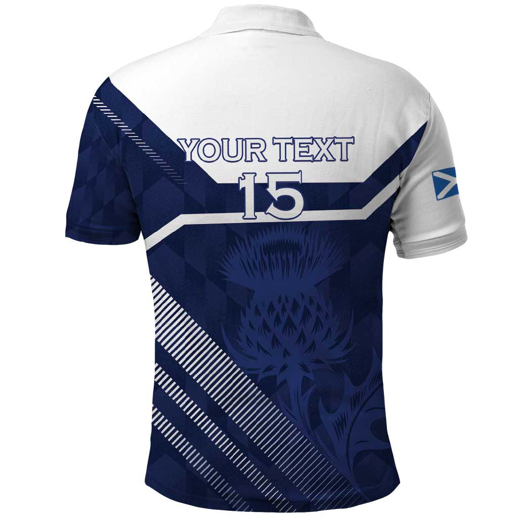 Scotland Rugby Custom Polo Shirt Come On Thistle LT15